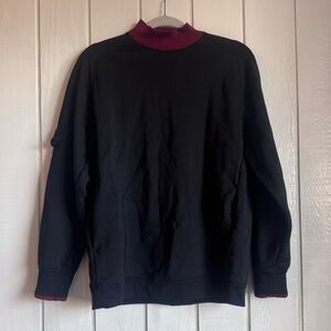 Helmut Lang Mock Neck Pullover Sweater